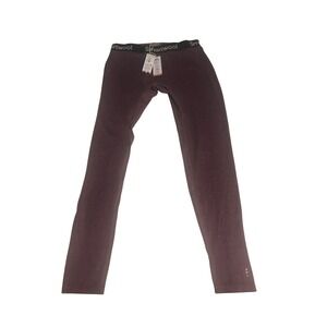 Smartwool Men's Merino Wool Thermal Leggings Base Layer Bottoms Burgundy XL NWT
